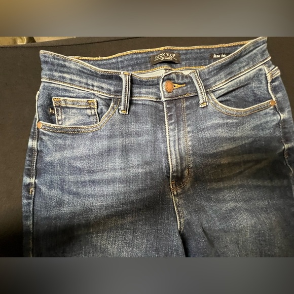 JUDY BLUE CLASSIC SLIM FIT JEANS  MEDIUM BLUE. GREAT CONDITION SIZE 5/27 - Picture 4 of 16